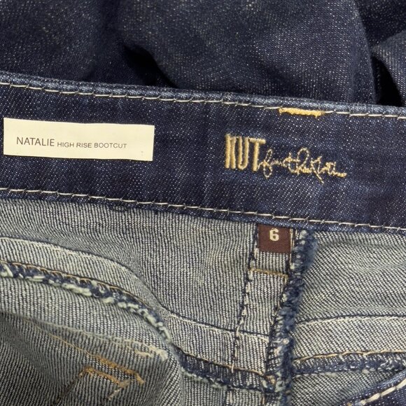 KUT From The KLOTH NATALIE Women's Jeans High Rise Boot Cut Size 6 - Picture 5 of 9